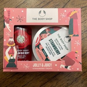 The Body Shop Jolly and Juicy Strawberry Treats Set